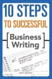 10 steps to successful business writing jack e-appleman-paperback-cover-art